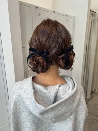 セミロング カラー ヘアアレンジ yuka .のヘアスタイル
