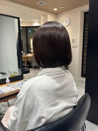 ミディアム ブリーチ/縮毛矯正 ❤️‍🔥シンノスケのヘアスタイル