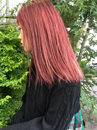 セミロング カラー “ミニモ最高評価獲得 “代表"Kohei"のヘアスタイル