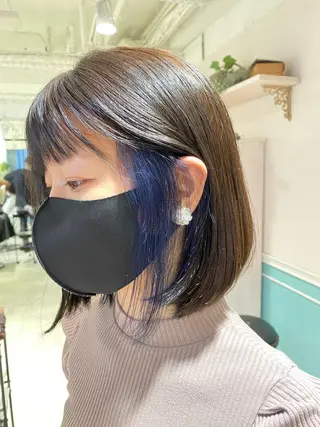 ミディアム カラー 渋谷/ボブ×髪質改善 輝来のヘアスタイル