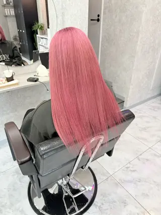 ロング カラー 🌺ハイトーン🌺 矢葺 なぎさ🌺🌺のヘアスタイル