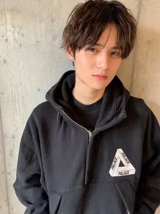 メンズ 透明感カラー🌿ボブ ✨飛田　ケイのヘアスタイル