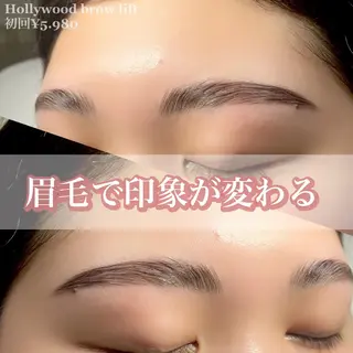 メンズ マツエク・マツパ アイブロウ Moyu eyelashのマツエク・マツパデザイン