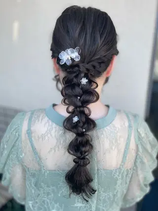 ロング ヘアアレンジ 沢田 瞳のヘアスタイル