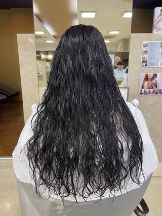ロング 縮毛・酸性ストレート 特化のヘアスタイル