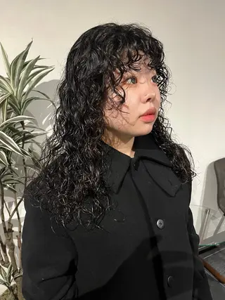 ロング パーマ 桃果 momokaのヘアスタイル