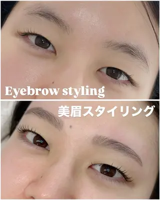 アイブロウ mimośa. EyeDesignのマツエク・マツパデザイン