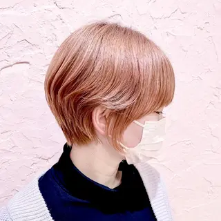ショート ショート/ボブ/ 透明感カラー/ほのかのヘアスタイル