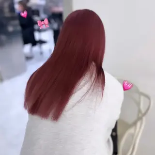 セミロング カラー ヘアアレンジ 愛されカラー🩷 はるなのヘアスタイル