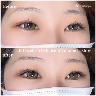 マツエク・マツパ Sweeteyes 金山店のマツエク・マツパデザイン