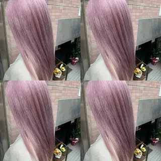 セミロング カラー ✨縮毛矯正✖︎顔周り レイヤー✨ナカムラのヘアスタイル