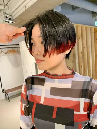 ショート カラー tension 【テンション】のヘアスタイル