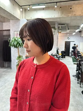 ショート モテ髪/ボブ/ショー ト/アダチフウトのヘアスタイル