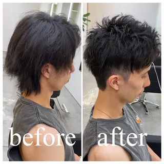 ショート 古賀 雄大のヘアスタイル