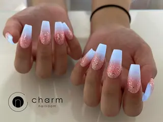 ネイル ネイルルーム チャームのネイルデザイン