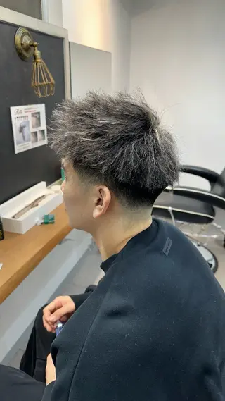 カラー パーマ メンズ 💥律喜💥/パーマ /メンズ/フェードのヘアスタイル