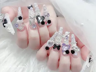 ネイル MoMoA Nail ネイル長さ出し専門店のネイルデザイン