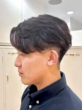 パーマ メンズ 🩵波巻き/ツイスパ HARU💎のヘアスタイル