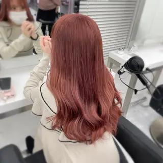 ロング カラー 💖似合わせカラー レイヤー💖縮毛矯正のヘアスタイル