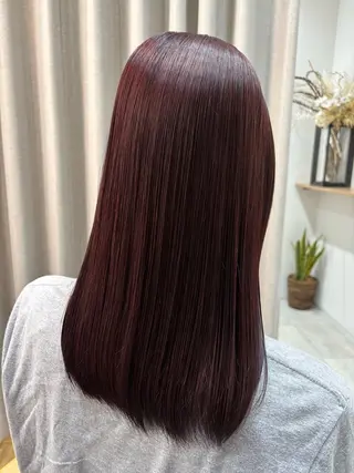 セミロング カラー 🤍美髪縮毛/髪質 改善/池上夏凜🤍のヘアスタイル