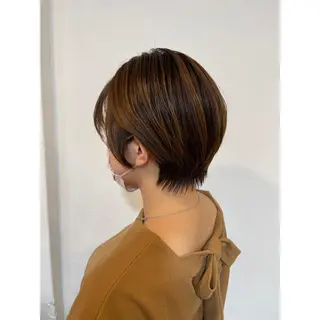 ショート カラー ヘアアレンジ 🦋エクステ/透明感 カラー🦋宮川莉央のヘアスタイル
