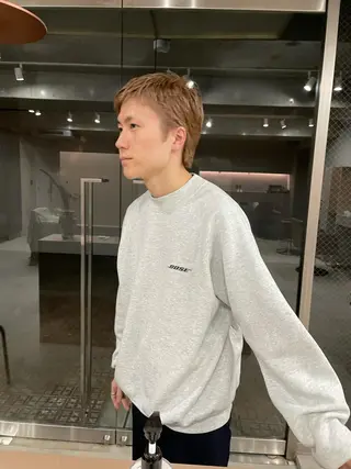 ショート カラー メンズ 吉田一輝 外国人パーマのヘアスタイル