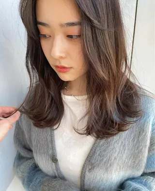 セミロング 【赤坂】髪質改善✨ 矢口嵩人のヘアスタイル