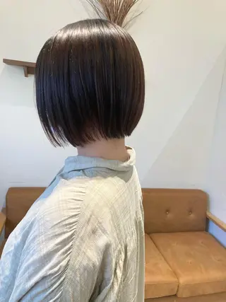 ショート カラー ヘアアレンジ 柳実帆/おさまるボブ /ジャニオタ美容師のヘアスタイル