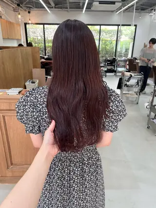 ロング カラー ヘアアレンジ ena/ブリーチなし 透明感・レイヤー🎀のヘアスタイル