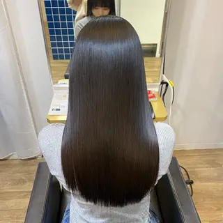 ロング カラー パーマ akira｜ 透明感ベージュ｜梅田のヘアスタイル