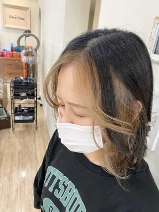 カラー SALOWIN栄 高須大貴のヘアスタイル