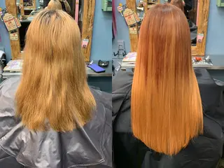 ロング ❤️‍🔥シールエク ＋カラー京❤️‍🔥のヘアスタイル