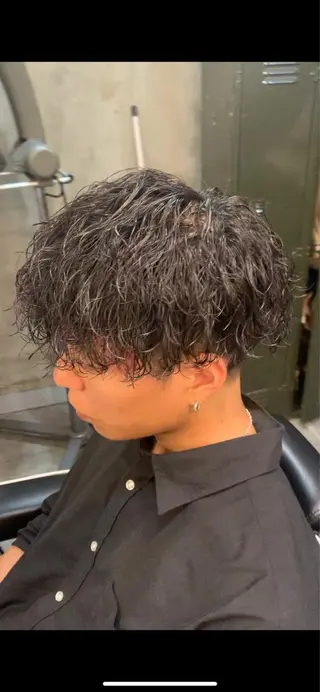 ショート パーマ メンズ メンズ専門CANEL かずまのヘアスタイル