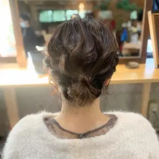 ミディアム ヘアアレンジ Kaori / P’s 渋谷のヘアスタイル