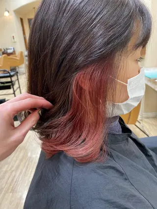 カラー SALOWIN栄 高須大貴のヘアスタイル