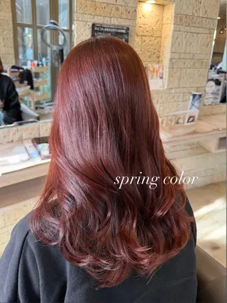 セミロング カラー 艶カラー/メンズ パーマ/伊藤愛麻のヘアスタイル