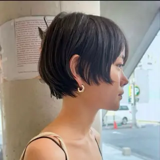 ショート カラー 表参道🌿赤み消し カラー/チナツのヘアスタイル