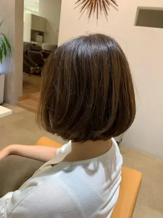 ショート カラー 💎髪質改善/縮毛 矯正💎メンズパーマのヘアスタイル
