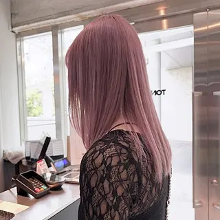 ミディアム カラー 🍎ハイトーンカラー /MANA🍎のヘアスタイル