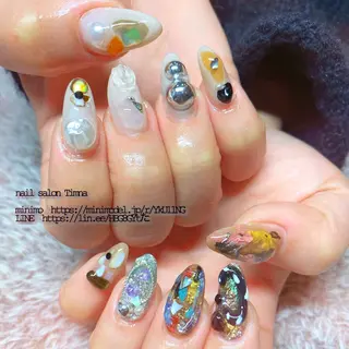 セミロング NAILSALON 🍔Timna🍟のネイルデザイン