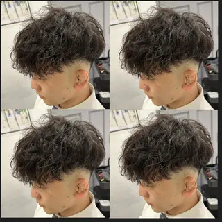 ショート 🔥メンズパーマ 特化 渡辺一翔のヘアスタイル