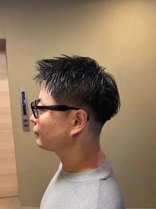 ショート メンズ 佐々木 大地のヘアスタイル