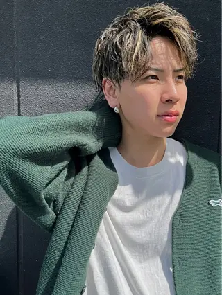 ショート カラー メンズ メンズパーマ&メンズ 縮毛矯正/平野/渋谷のヘアスタイル