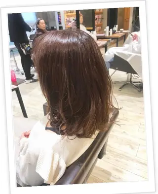 ミディアム カラー パーマ ヘアアレンジ メンズ キッズ ネイル マツエク・マツパ EnBlesS西宮 マンツーマン神道有基のヘアスタイル