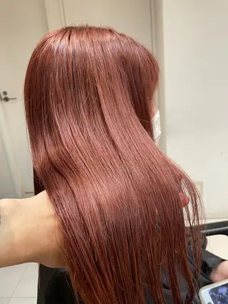 セミロング カラー 加留部 節のヘアスタイル