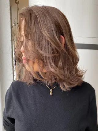 ミディアム カラー welring hair salonのヘアスタイル