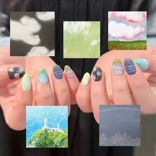 ネイル 🎀フェイ フェイ🫧💗のネイルデザイン