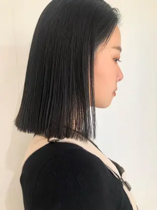 カラー パーマ ブリーチカラー🎀 韓国風/寺門美優のヘアスタイル