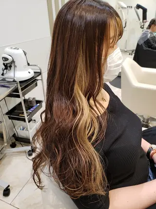 ロング カラー kureha𓈒𓋜 ANNETTA🐣‪のヘアスタイル