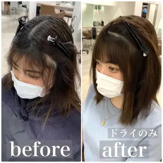 ミディアム パーマ 【縮毛矯正プロ講師】 島野 伊央汰のヘアスタイル